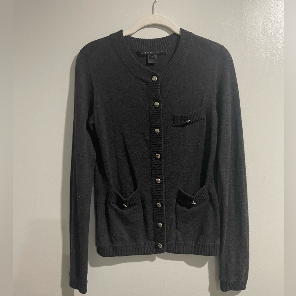 Mark Jacobs Sweater with Silver buttons in S.